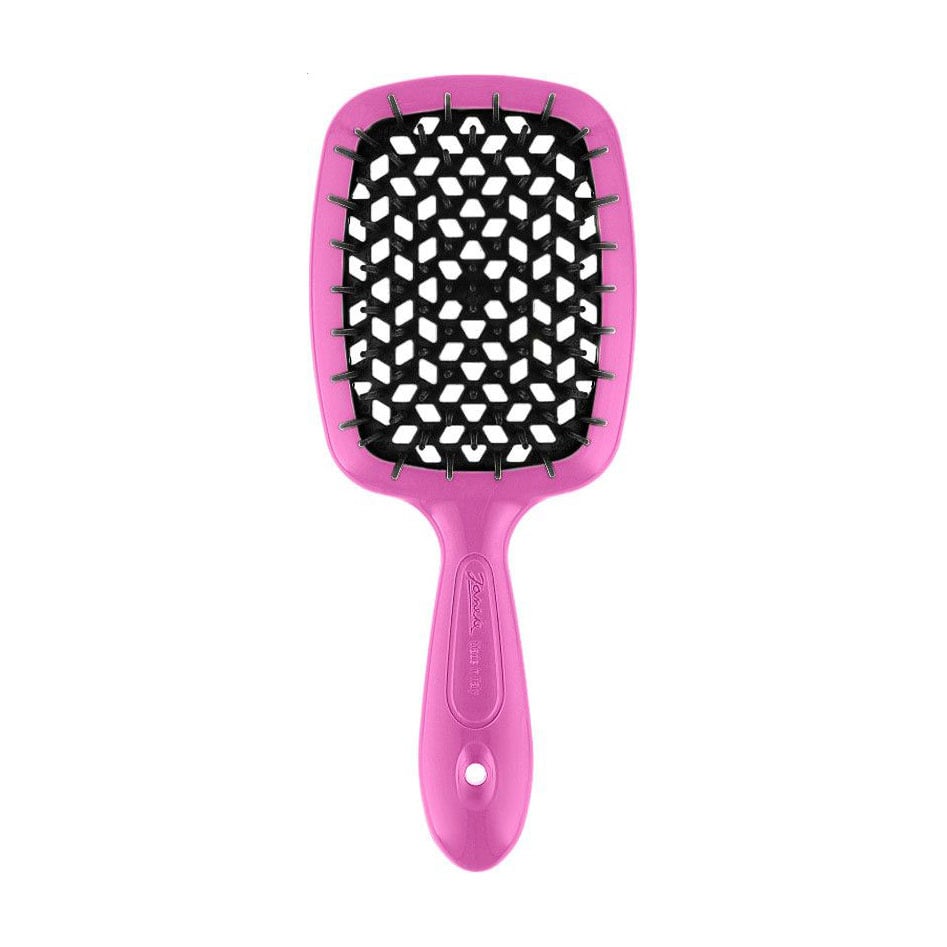 Щітка для волосся Janeke Superbrush Small рожева з чорним (72SP234 RSA)